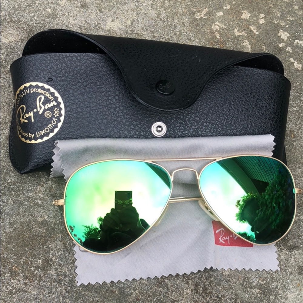 Ray ban Green Aviators